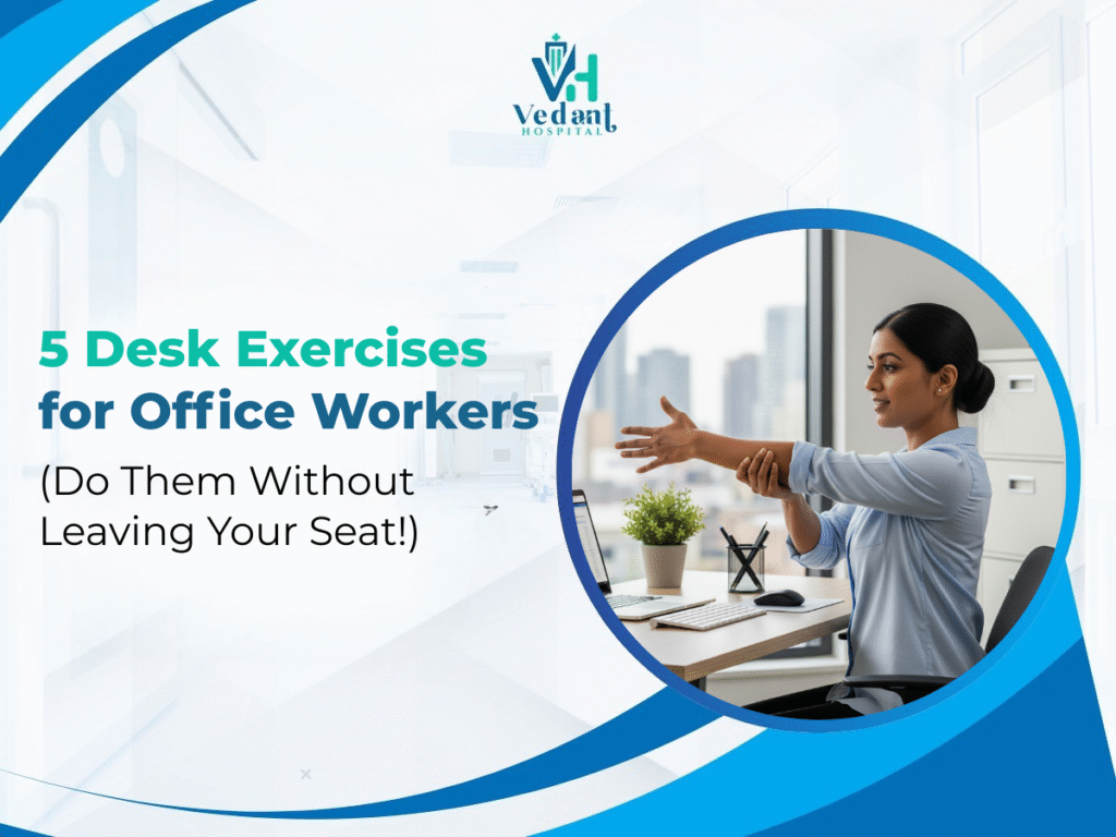 Desk Exercises for Office Workers